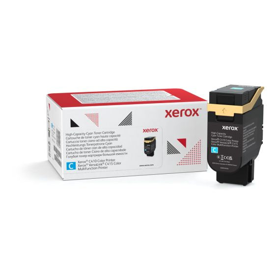 Xerox 006R04686 Original Cyan High Capacity Toner Cartridge Works With Xerox C410, VersaLink C415