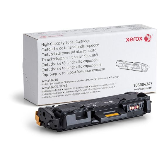 Xerox 106R04347 Original Black High Capacity Toner Cartridge Works With Xerox B205, B210, B215