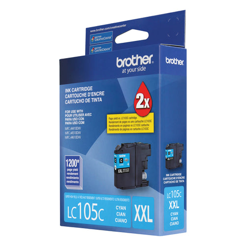 Brother LC105CS Original Cyan Super High Yield Ink Cartridge