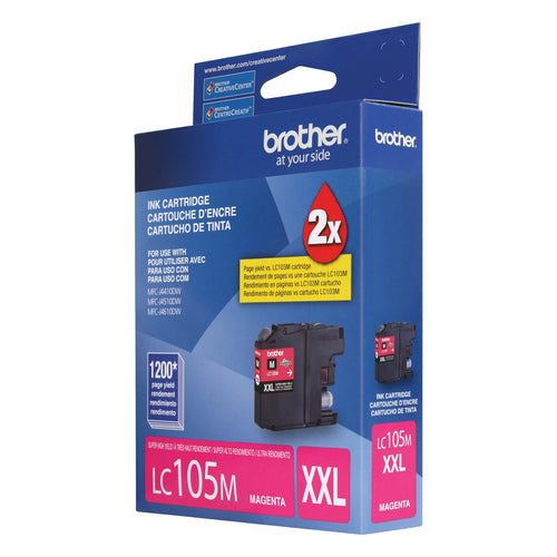 Brother LC105MS Original Magenta Super High Yield Ink Cartridge