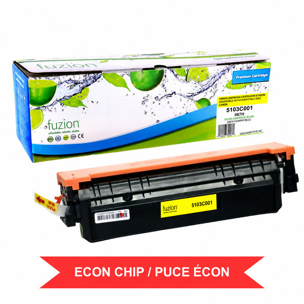 Compatible Canon 067H High-Yield Yellow Toner Cartridge – Fuzion