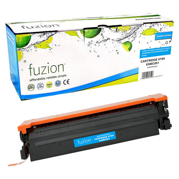 Compatible Canon 075H High-Yield Cyan Toner Cartridge – Fuzion