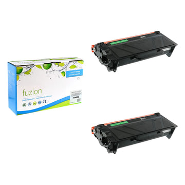 Compatible Brother TN820 Black Toner Cartridges – Fuzion, 2-Pack