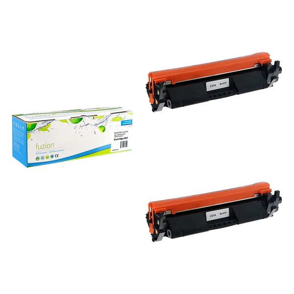Compatible Canon 051 Black Toner Cartridges – Fuzion, 2-Pack