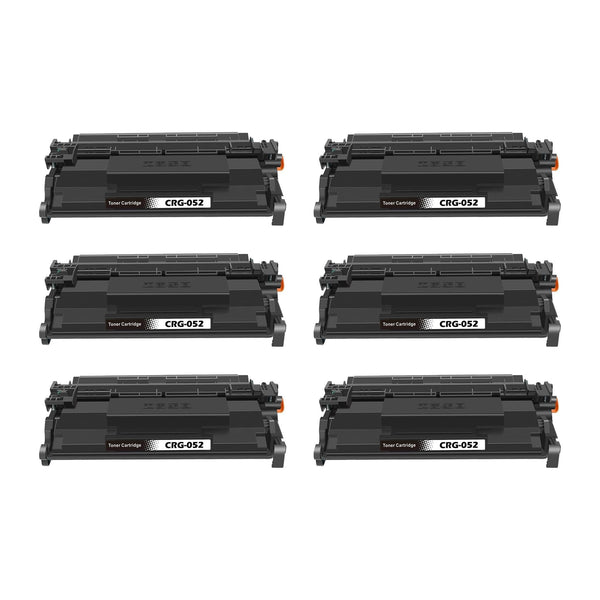 Canon 052 Compatible Black Toner Cartridge (2199C001) – 6-Pack