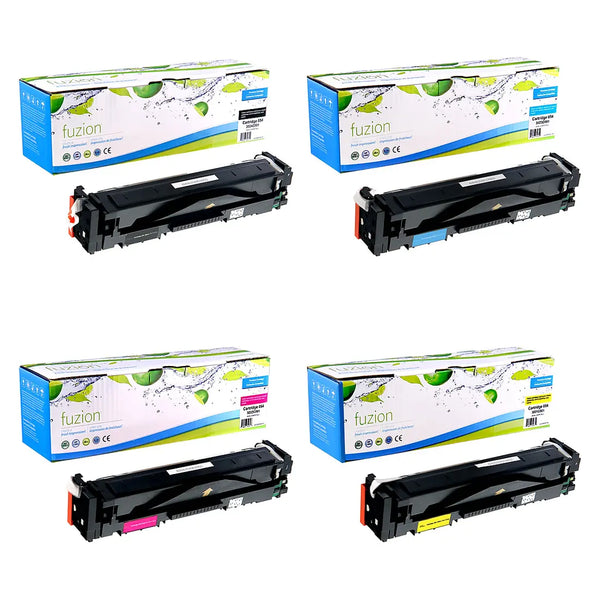 Compatible Canon 054 Colour Toner Cartridges – Fuzion, 4-Pack
