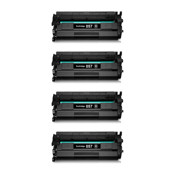 Canon 057 Compatible Black Toner Cartridge (3009C001) – 4-Pack