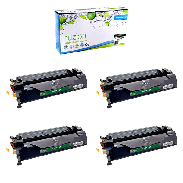 Compatible Canon 057 Black Toner Cartridges – Fuzion (WBCAN057), 4-Pack