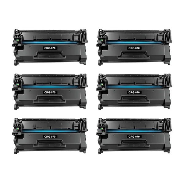 Canon 070 Compatible Black Toner Cartridge (5639C001) – 6-Pack