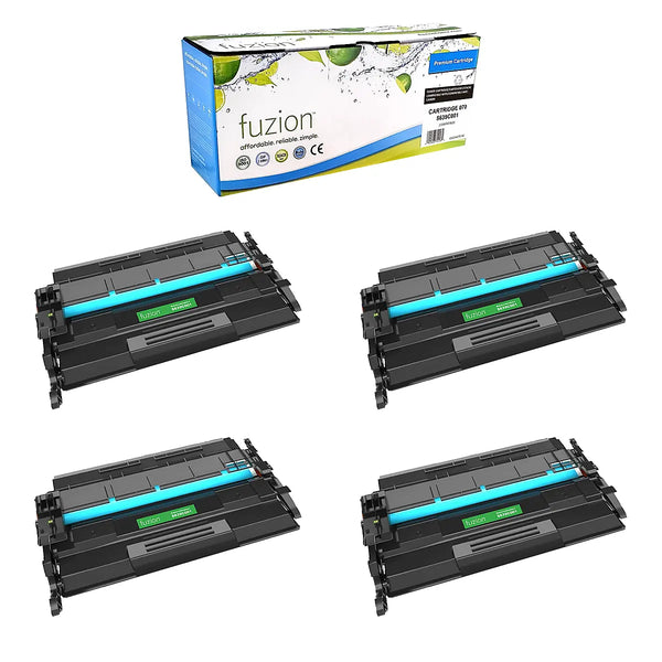 Compatible Canon 070 Black Toner Cartridges – Fuzion, 4-Pack