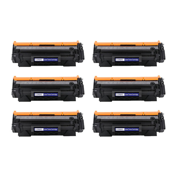 Canon 072H Compatible High Yield Black Toner Cartridge (5648C001) – 6-Pack