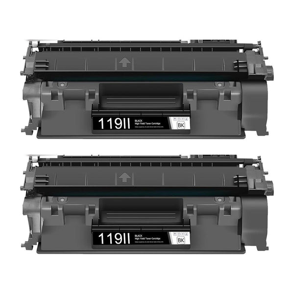 Canon 119II Compatible High Yield Black Toner Cartridge (3480B001AA) – 2-Pack