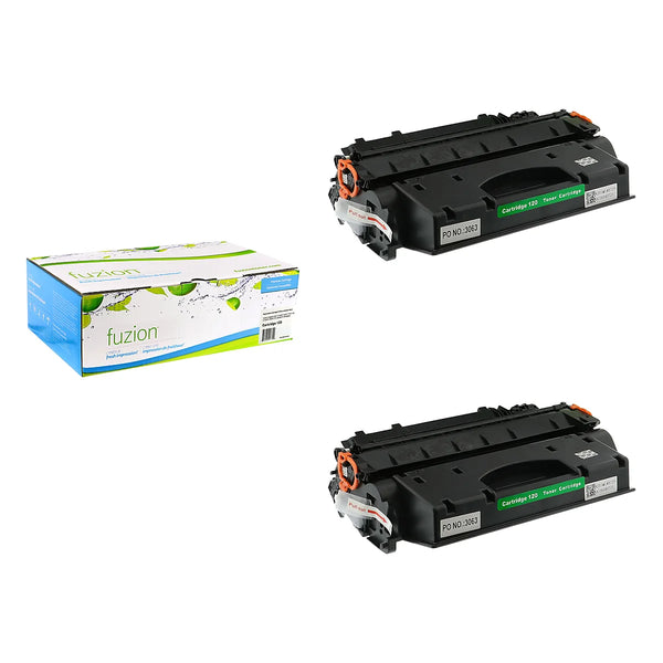 Compatible Canon 120 Black Toner Cartridges – Fuzion, 2-Pack