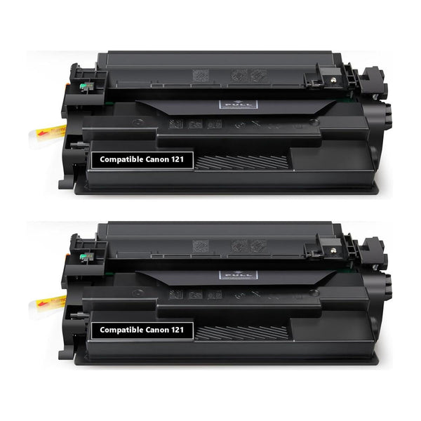 Canon 121 Compatible Black Toner Cartridge (3252C001) – 2-Pack