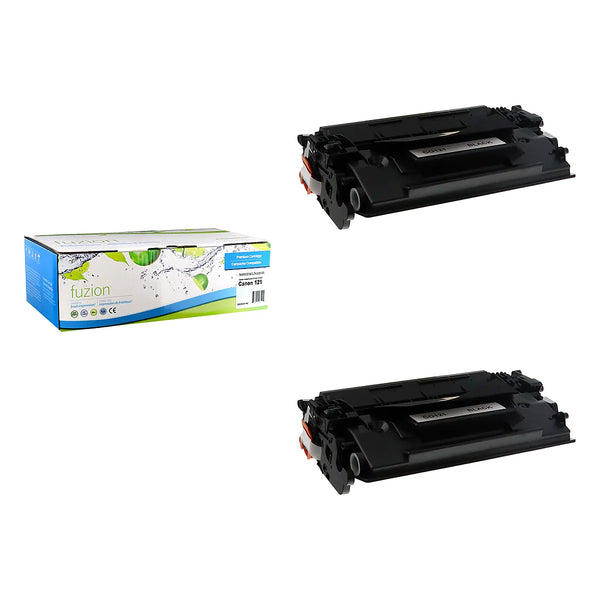 Compatible Canon 121 Black Toner Cartridges – Fuzion, 2-Pack