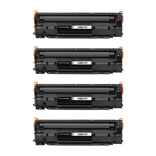 Canon 137 Compatible Black Toner Cartridge (9435B001) – 4-Pack
