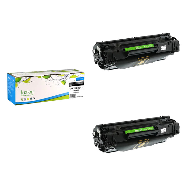 Compatible Canon 137 Black Toner Cartridges – Fuzion, 2-Pack
