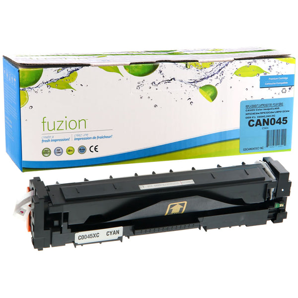 Compatible Canon 045H High-Yield Cyan Toner Cartridge – Fuzion