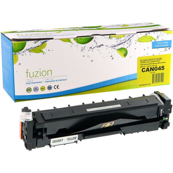 Compatible Canon 045H High-Yield Yellow Toner Cartridge – Fuzion