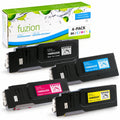 Compatible Xerox 6600/6605 High-Yield Toner Cartridges – Fuzion, 4-Pack (BK/C/M/Y)