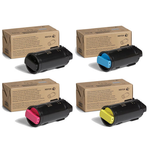 Xerox 106R03896 106R03897 106R03898 106R03899 Original Standard Capacity Toner Cartridge Combo, Black Cyan Magenta Yellow, VersaLink C600 C605