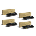 Xerox 106R03524 106R03525 106R03526 106R03527 Original Extra High Capacity Toner Cartridge Combo, Black Cyan Magenta Yellow, VersaLink C400 C405