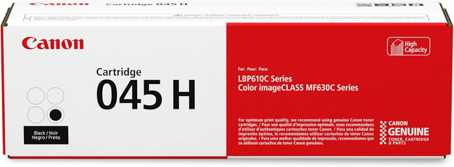 Original Canon 045H Black High Yield Toner Cartridge (1246C001)