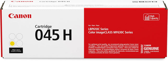 Original Canon 045H Yellow High Yield Toner Cartridge (1243C001)