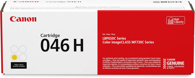 Original Canon 046H Yellow High Yield Toner Cartridge (1251C001)