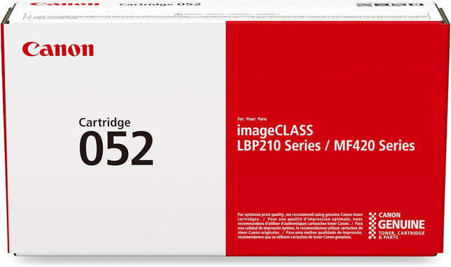 Original Canon 052 Black Toner Cartridge (2199C001)
