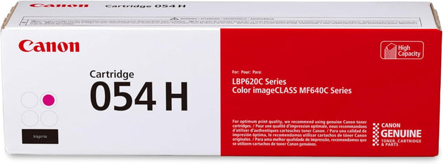 Original Canon 054H Magenta High Yield Toner Cartridge (3026C001)