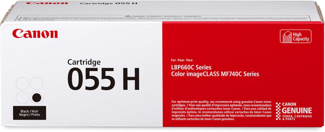 Original Canon 055H Black High Yield Toner Cartridge (3020C001)