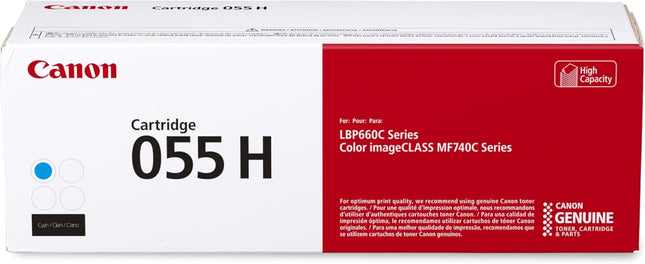 Original Canon 055H Cyan High Yield Toner Cartridge (3019C001)