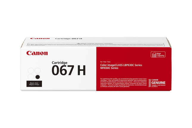 Original Canon 067H Black High Yield Toner Cartridge (5106C001)