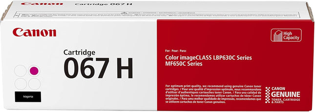 Original Canon 067H Magenta High Yield Toner Cartridge (5104C001)