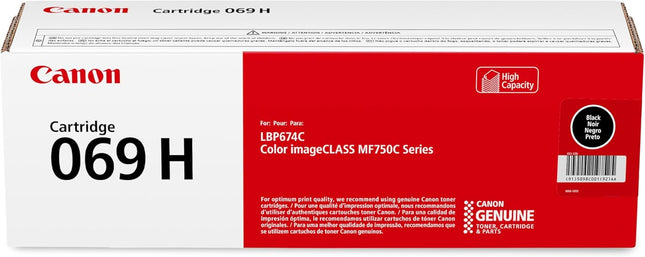 Original Canon 069H Black High Yield Toner Cartridge (5098C001)