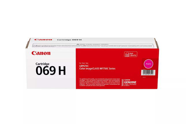 Original Canon 069H Magenta High Yield Toner Cartridge (5096C001)