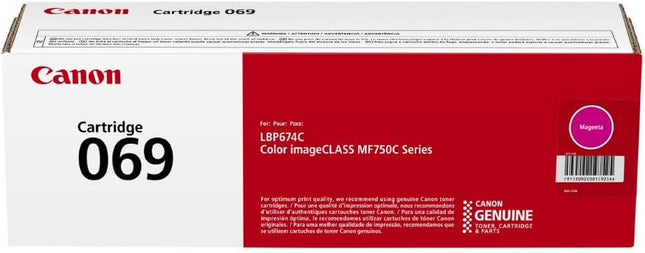 Original Canon 069 Magenta Standard Yield Toner Cartridge (5092C001)