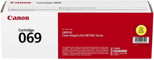 Original Canon 069 Yellow Standard Yield Toner Cartridge (5091C001)