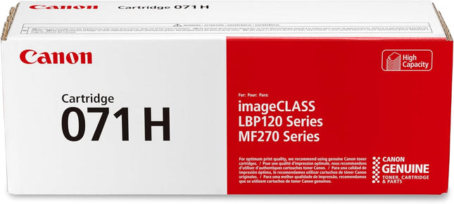 Original Canon 071H Black High Yield Toner Cartridge (5646C001)