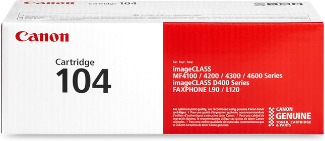 Original Canon 104 Black Toner Cartridge (0263B001AA)