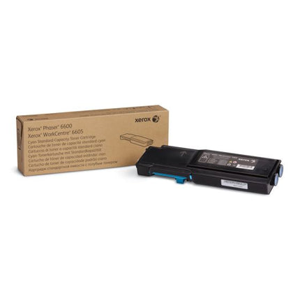 Xerox 106R02241 Original Cyan Standard Capacity Toner Cartridge Works With Xerox Phaser 6600 Series, WorkCentre 6605 Series