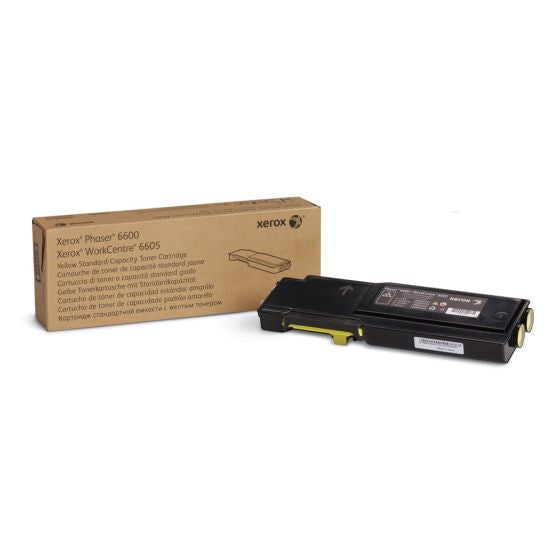Xerox 106R02243 Original Yellow Standard Capacity Toner Cartridge Works With Xerox Phaser 6600 Series, WorkCentre 6605 Series