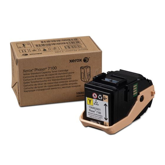 Xerox 106R02601 Original Yellow Standard Capacity Toner Cartridge Works With Xerox Phaser 7100 Series