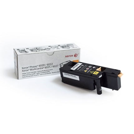 Xerox 106R02758 Original Yellow Toner Cartridge Works With Xerox Phaser 6022, WorkCentre 6027