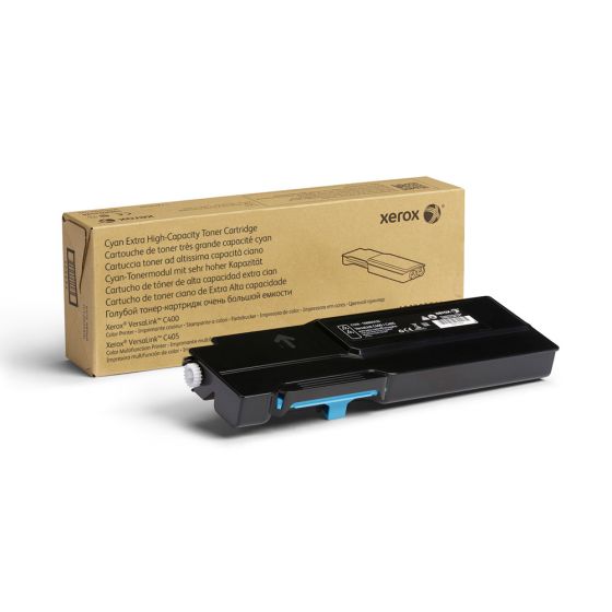 Xerox 106R03526 Original Cyan Extra High Capacity Toner Cartridge Works With Xerox VersaLink C400, C405