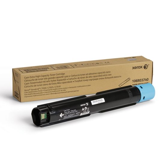 Xerox 106R03740 Original Cyan Extra High Capacity Toner Cartridge Works With Xerox VersaLink C7020, C7025, C7030