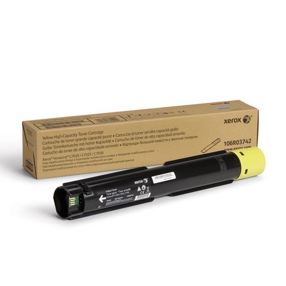 Xerox 106R03742 Original Yellow High Capacity Toner Cartridge Works With Xerox VersaLink C7020, C7025, C7030