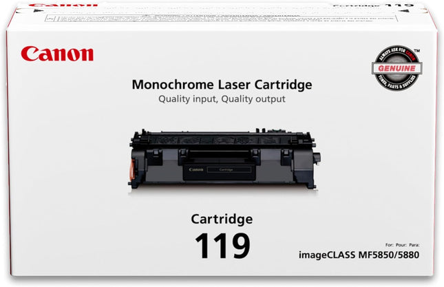 Original Canon 119 Black Toner Cartridge (3479B001)