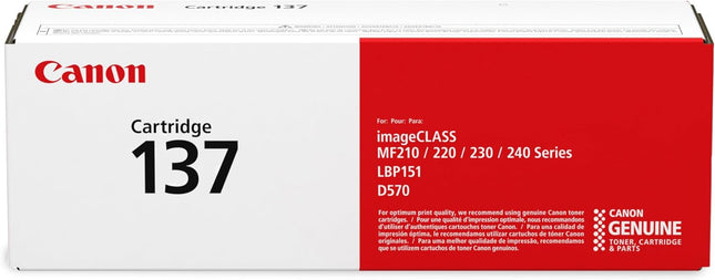 Original Canon 137 Black Toner Cartridge (9435B001)